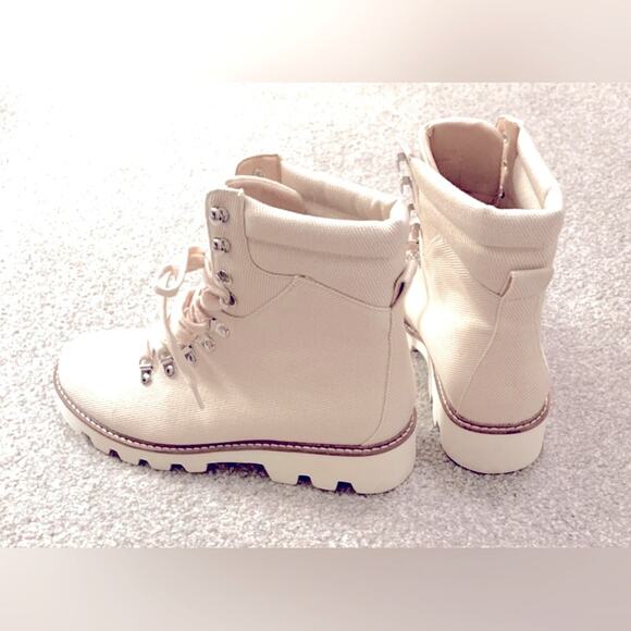 MI.IM CHUNKY SOLE WOMEN’S BOOTS, Street Wear, Gorpcore CANVAS UPPER, Sz. 8.5, - Picture 7 of 16